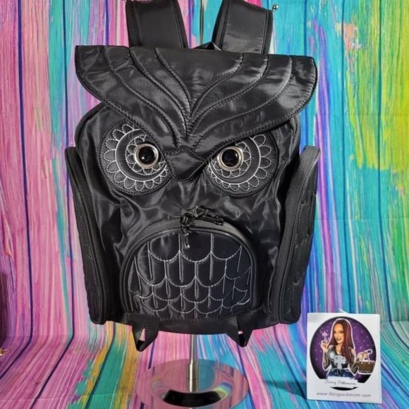 Handbags - Owl Backpack in Polyester - LAST ONE!